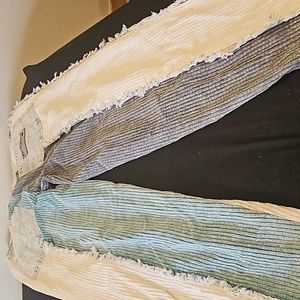 Zip Code Corduroy patchwork jeans